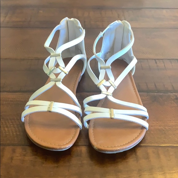 gladiator sandals with zipper